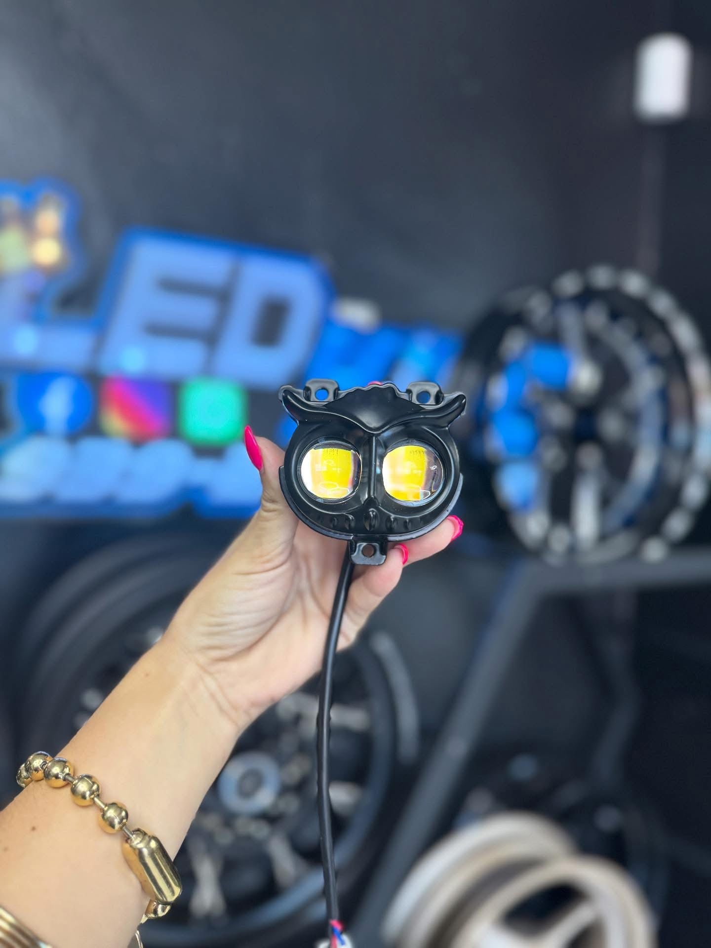 Fog Light de Búho para motoras